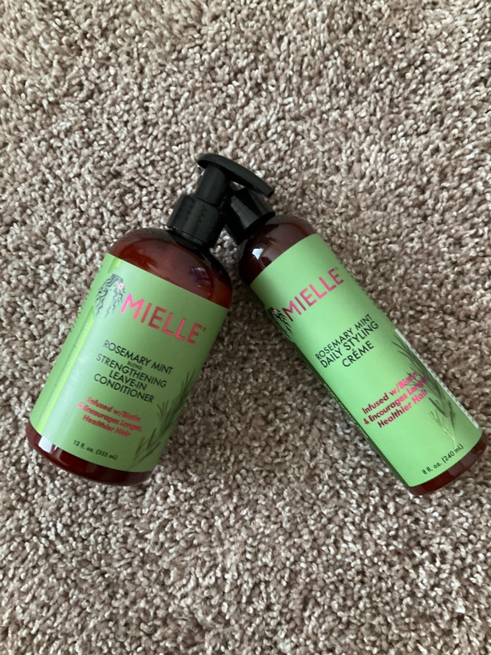 Mielle Rosemary Mint Bundle 1-Leave in Conditioner 1- Daily Styling Crème
